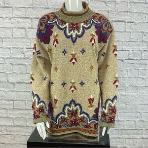 Vintage 1990s Liz Sport Liz Claiborne Funky Sweater